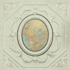 Study For A Ceiling Painting by Carl Christian Andersen