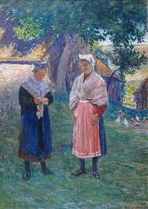 Paysannes Bretonnes by Henrik Georges Charrier