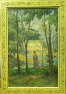 Femme Au Bord De La Mer by Henrik Georges Charrier