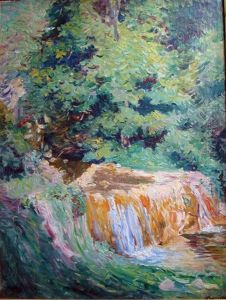 La Cascade by Henrik Georges Charrier