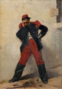 Militaire Ivre by Henri Georges Jacques Chartier