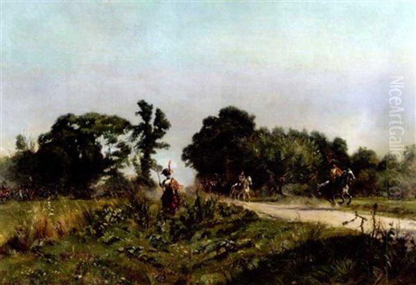Aux Avant-postes La Veille De Wagram 1809 - view 1