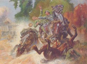 Halte La! by Henri Georges Jacques Chartier