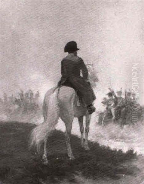 Napoleon A Caballo Pasando Revista A Sus Tropas - view 1