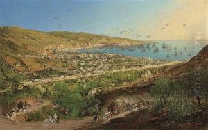 Panorama Of The City Of Valparaiso, Chile