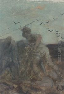 Une Scene De Combat (+ 9 Others; 10 Works) by Theobald Chartran