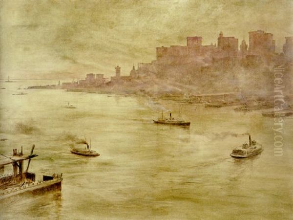 South Street Seaport From Brooklyn - view 1