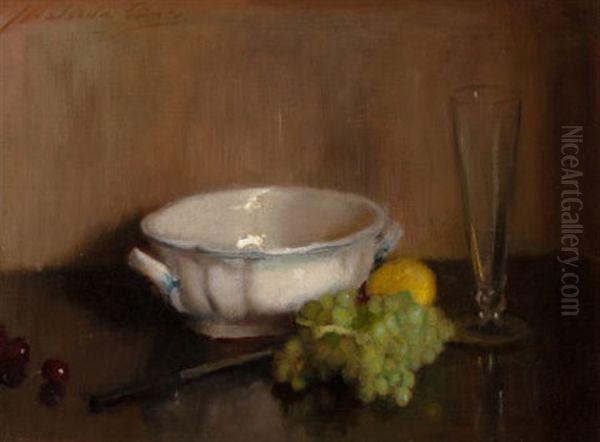 Still Life With Grapes, Lemon And Cherries - view 1