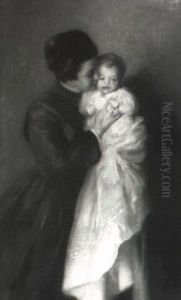 Mother And Her Son by Adelaide Cole Chase