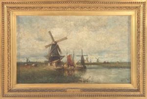 Dutch Herring Boats by Henry Chase