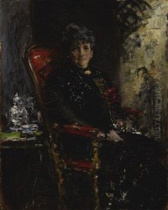 Lady At The Window (portrait Study Of Mme E. H. Bensel) by William Merritt Chase