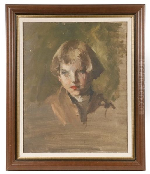 Portrait Of A Young Blonde Boy - view 1