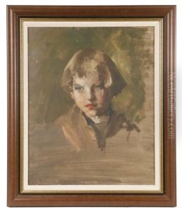 Portrait Of A Young Blonde Boy
