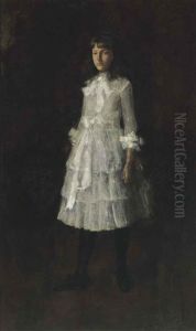 Portrait Of My Sister (hattie) by William Merritt Chase