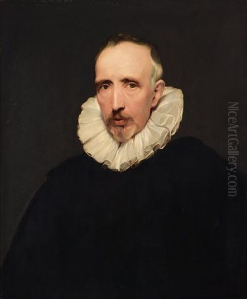 Copy Of A Portrait Of Cornelis Van Der Geest After Anthony Van Dyck - view 1