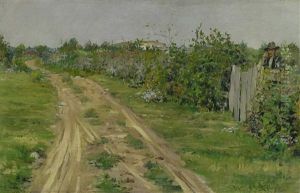 The Old Road, Flatbush by William Merritt Chase