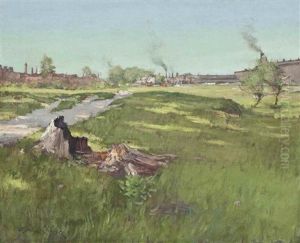 The Big Tree Shadow by William Merritt Chase