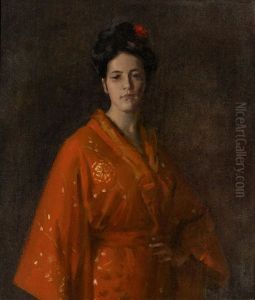 The Red Kimono (the Artist's Daughter)