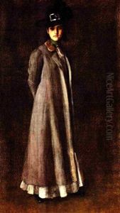 Portrait Of Miss D by William Merritt Chase