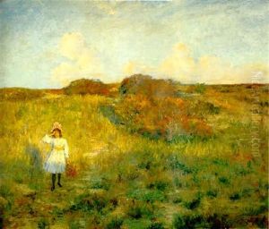 Sunset At Shinnecock Hills by William Merritt Chase