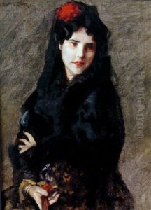 Mrs. Chase In Spanish Costume by William Merritt Chase