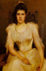 The Yellow Ribbon by William Merritt Chase