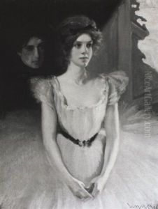 Portrait Of A Dancer by William Merritt Chase