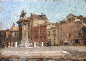 Old Houses, Venice by William Merritt Chase