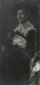 Portrait Of An Officer Of The Civic Guard Of St. George At  Haarlem (after Frans Hals) by William Merritt Chase