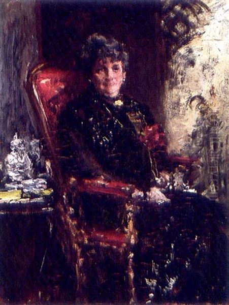 Lady At The Window (portrait Study Of Madame E.h. Bensel) - view 1