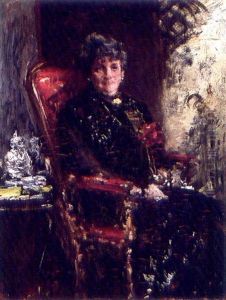 Lady At The Window (portrait Study Of Madame E.h. Bensel) by William Merritt Chase