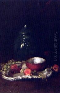 The Little Red Bowl (still Life: The Rerd Bowl) by William Merritt Chase