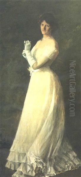 Portrait Of Miss B. (woman In White) - view 1