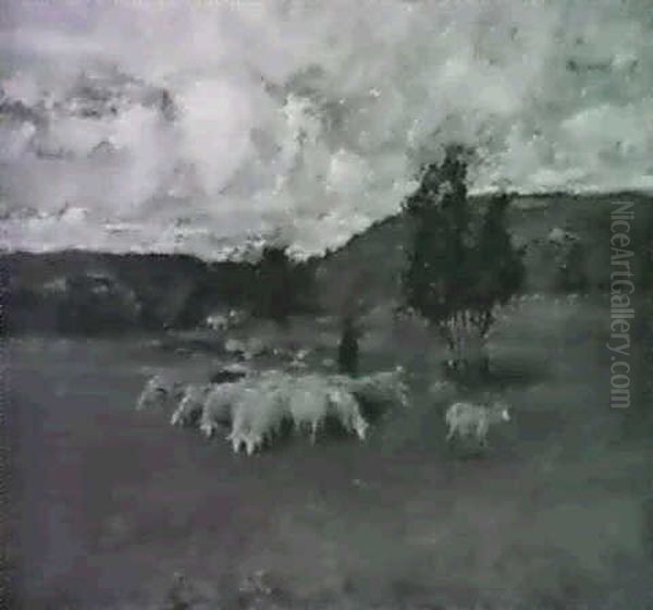 Landscape With Sheep - view 1