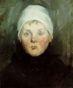 Potrait Of A German Boy by William Merritt Chase