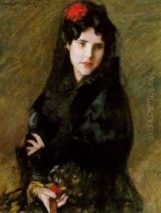 Mrs. Chase In Spanish Costume by William Merritt Chase