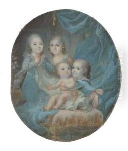 Portrait Des Enfants Royaux by Pierre Chasselat