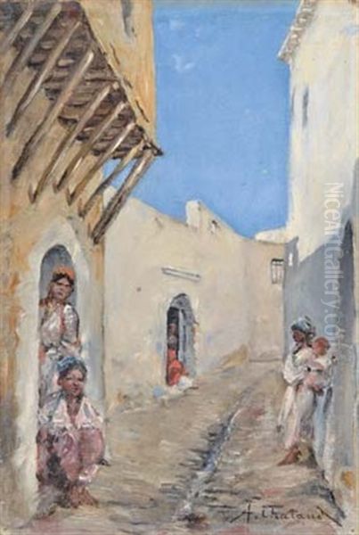 Femmes Dans Une Rue En Orient - view 1