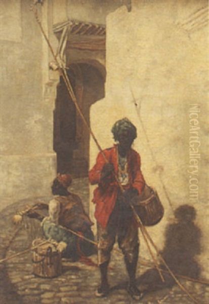 Maures Chaulant Une Rue De La Medina - view 1