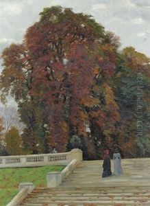 Parc De Saint-cloud by Alfred Joseph Chatelain