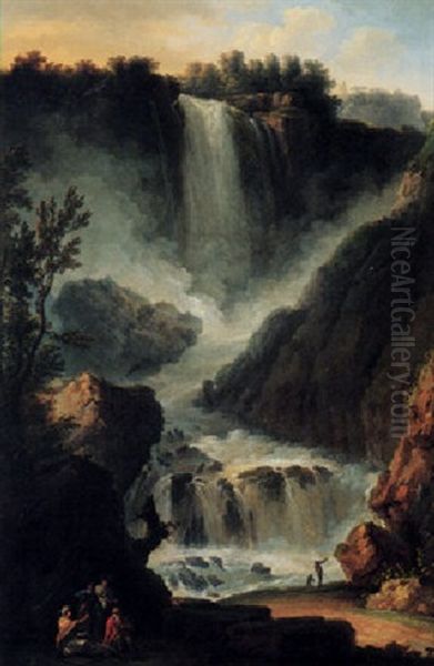 The Cascade Del Marmore Near Terni - view 1