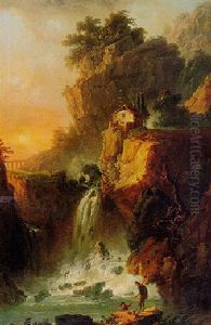View Of The Waterfalls At Terni