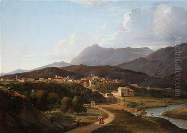 Vue Des Environs De Rome - view 1