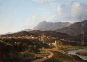 Vue Des Environs De Rome