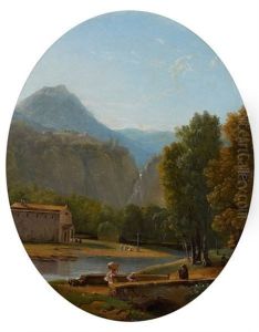 Vue Des Environs De Benevent by Pierre Athanase Chauvin