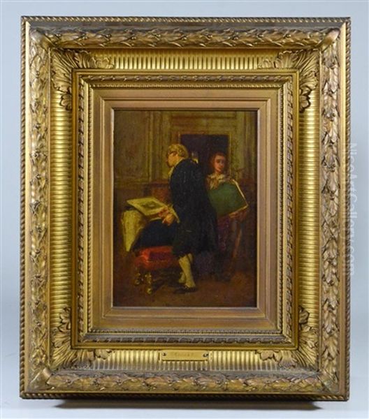 Painting Of The Artist With His Assistant - view 1