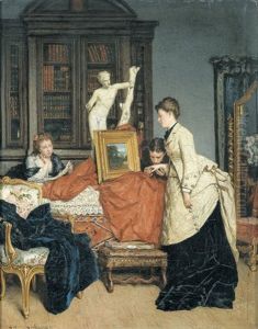 Interieurszene In Elegantem Salon