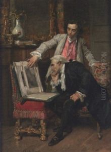Gentlemen Connoisseurs by Victor Joseph Chavet