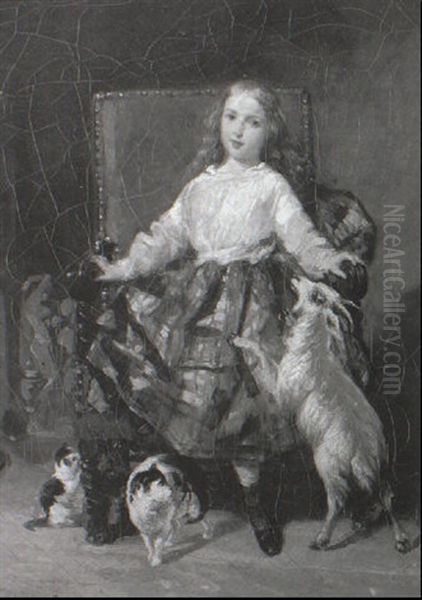 Young Girl In Interior - view 1
