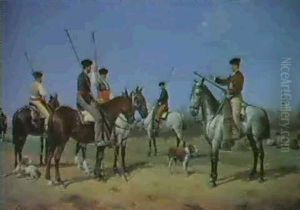 Garrochistas by Jose de (Chaves y Artiz) Chavez